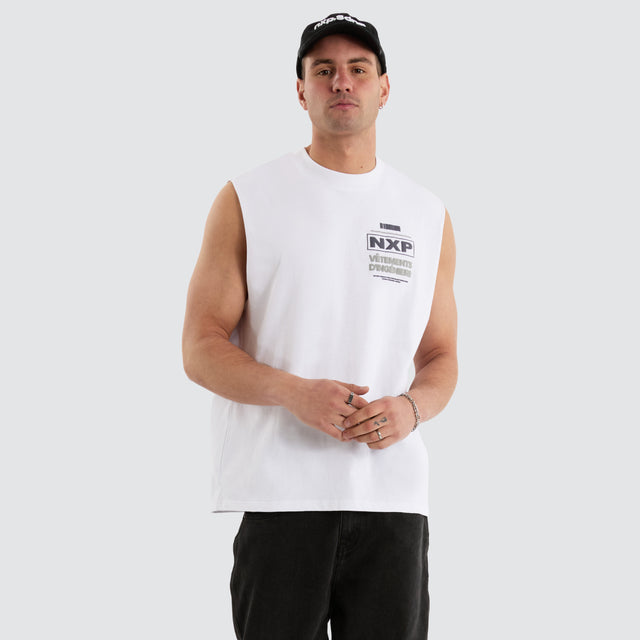 Vetements Street Muscle White