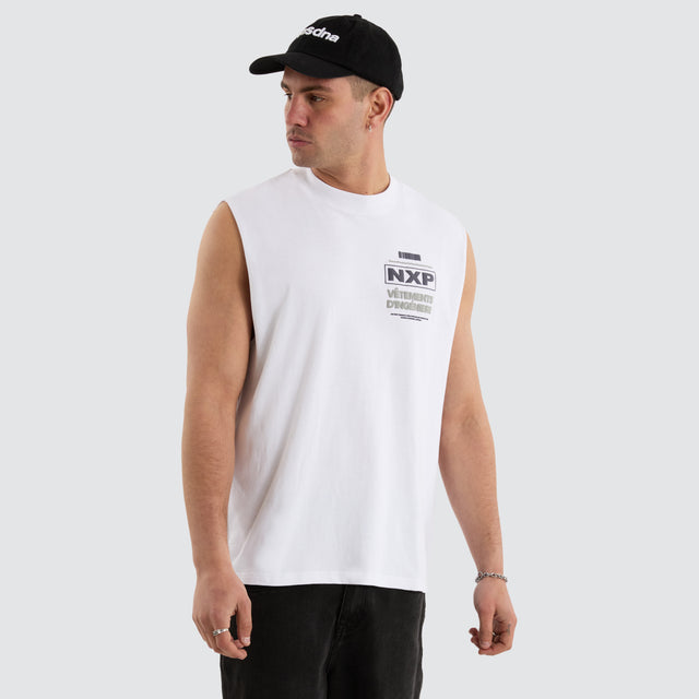 Vetements Street Muscle White