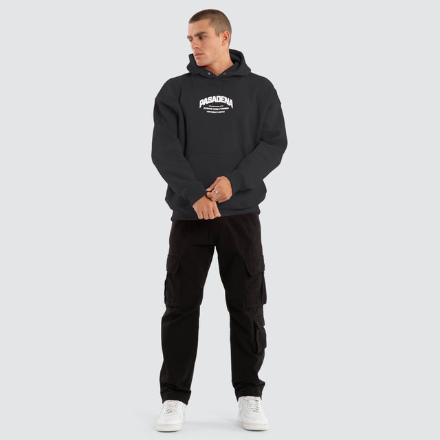 Strive Box Fit Hoodie Jet Black