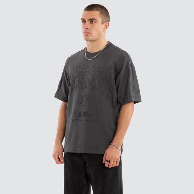Conquer Raptor Tee Asphalt