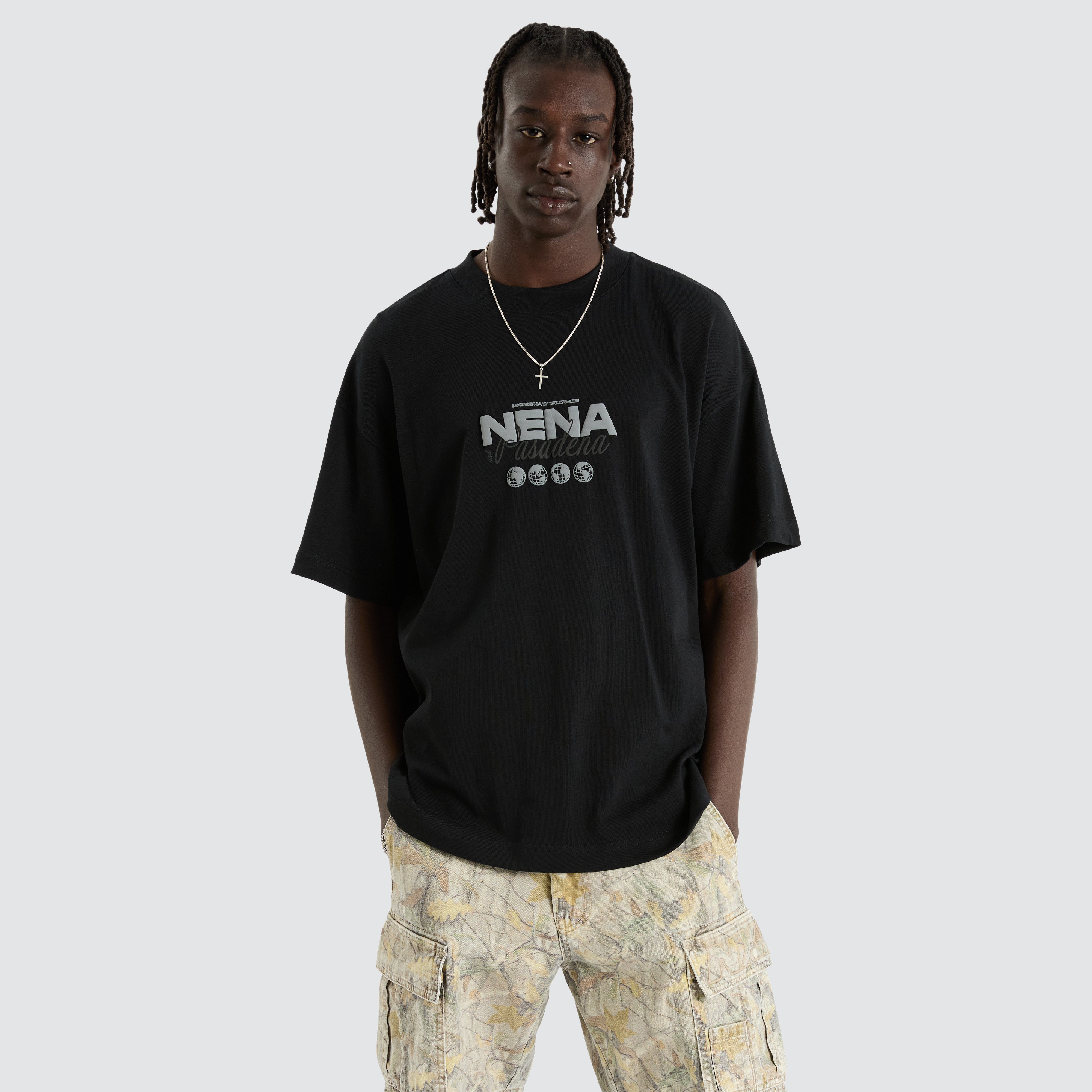 Worldwide Blacked Out Raptor Tee in Anthracite Black | NXP