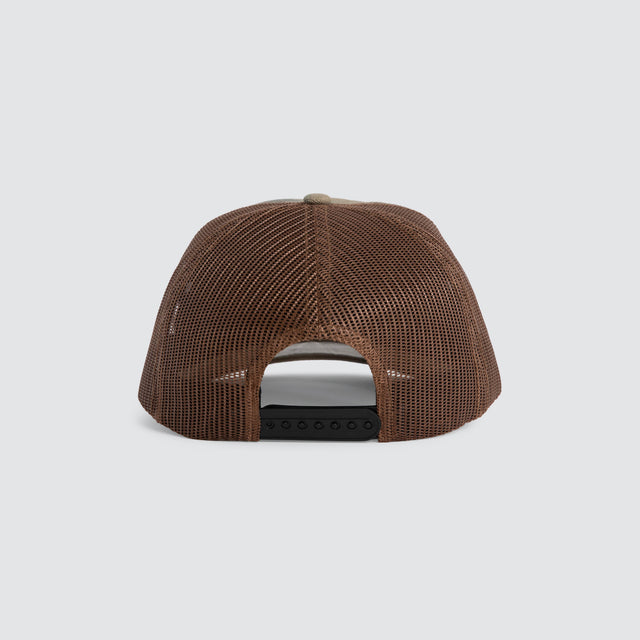 Model wears Technical Trucker Cap Airwolf Camo Caps Camo – image 5
