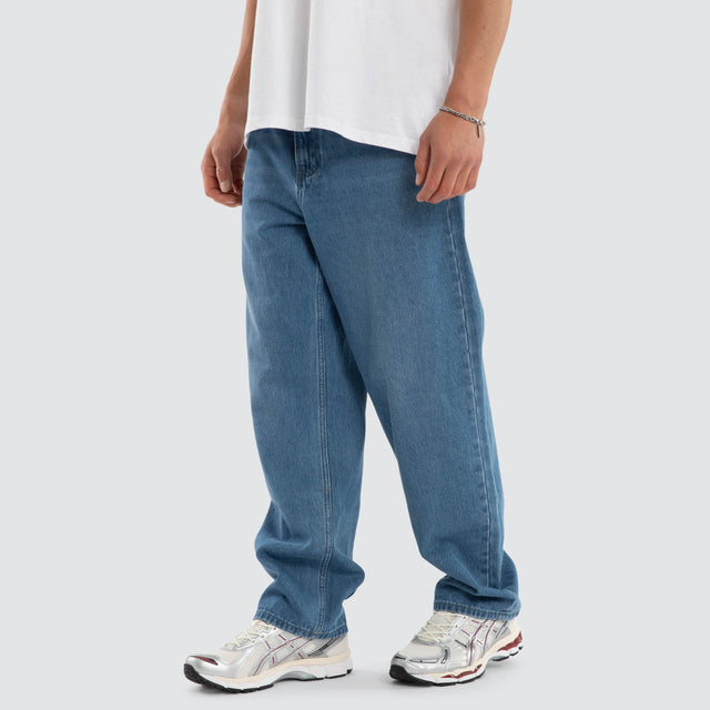 Drive Athletic Baggy Jean Washed Blue