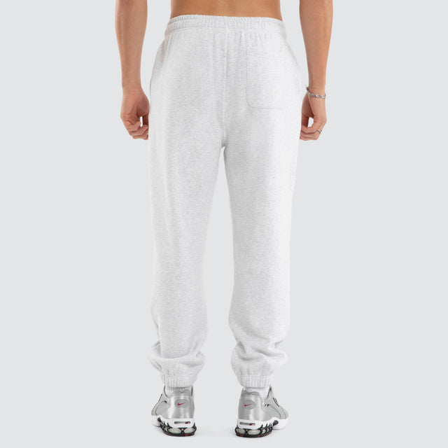 Model wears Parade Trackpant Grey  Trackpants in Grey - Image 4
