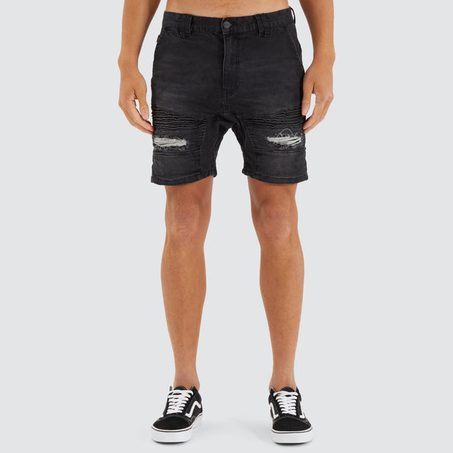 Viper Denim Short Heavy Metal