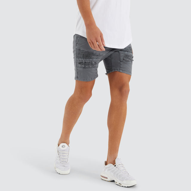 Viper Denim Short Iron Gate