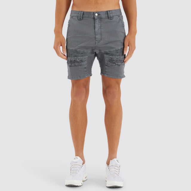 Viper Denim Short Iron Gate