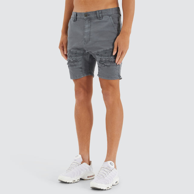 Viper Denim Short Iron Gate