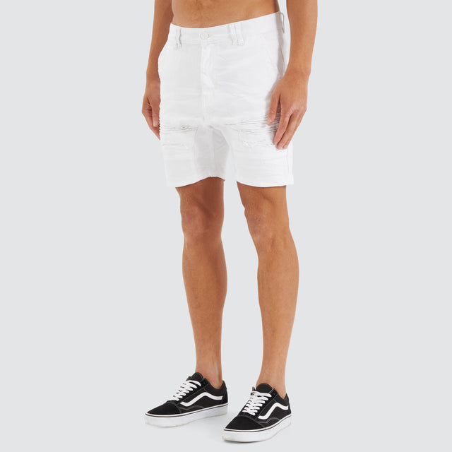 Viper Denim Short White