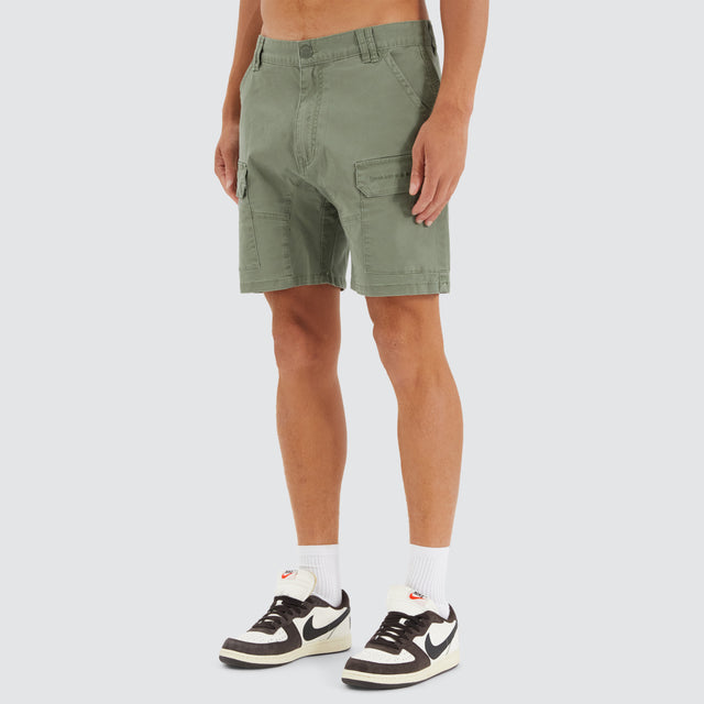 F100 Fine Twill Short Khaki