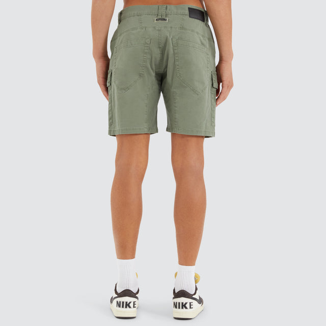 F100 Fine Twill Short Khaki