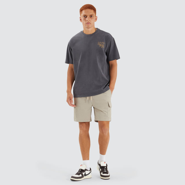 S150 Slim Strech Cargo Short Stone