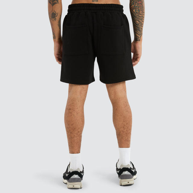 Forge Gym Trackshort Jet Black