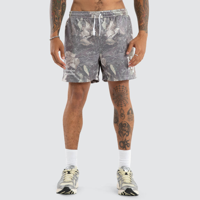 Carved Camo Mesh Trackshort Camo