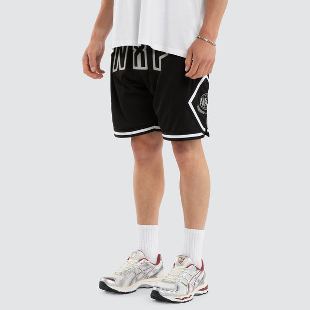 Court Basketball Short Jet Black