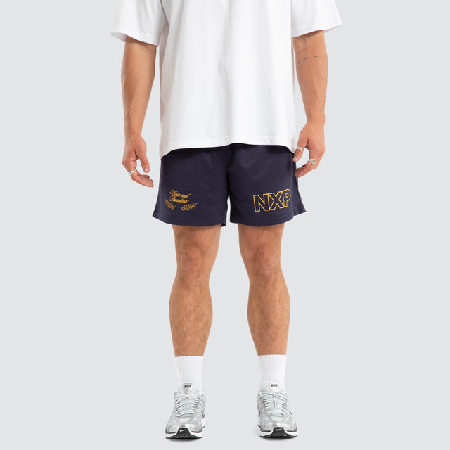 Essence Trigger Mesh Short Navy