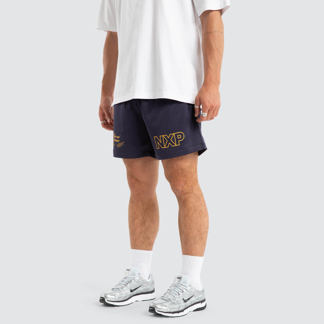 Essence Trigger Mesh Short Navy