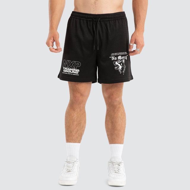 Mercy Trigger Mesh Short Jet Black