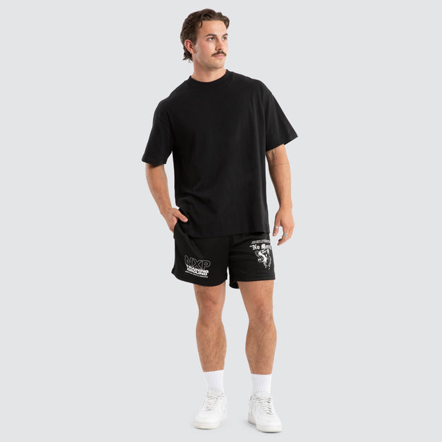 Mercy Trigger Mesh Short Jet Black