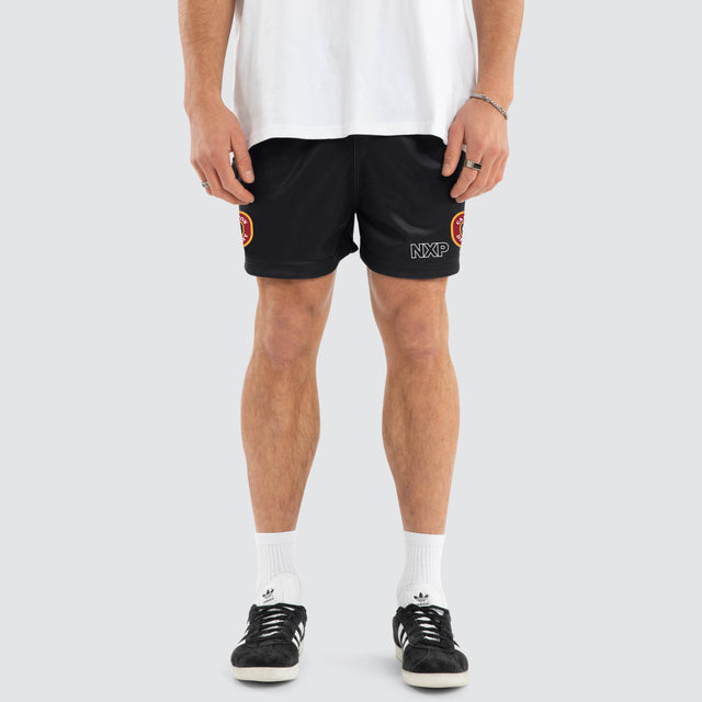 Carlton Draught Global Football Shorts Jet Black