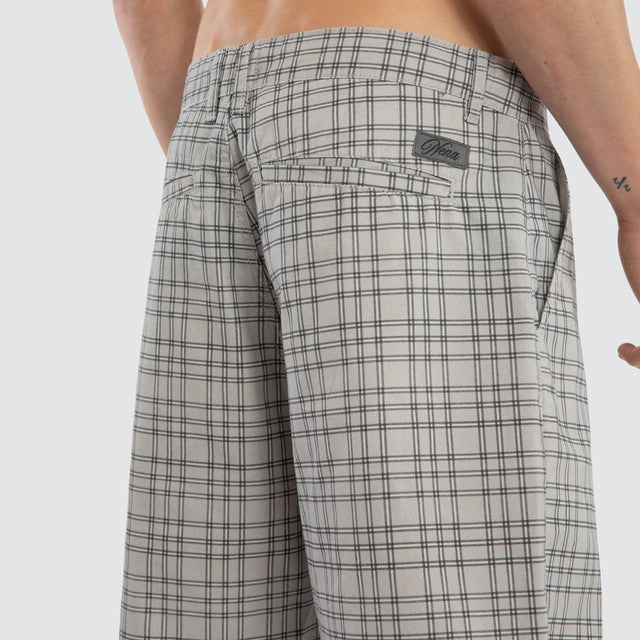 Delay Jort Grey Check