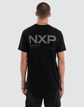 Crime Dual Curved Tee Jet Black