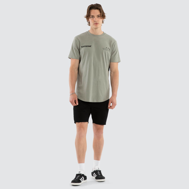 Realm Dual Curved Tee Shadow