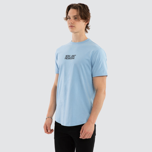 Journey Dual Curved Tee Blue Bell