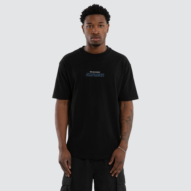 Charge Box Fit Scoop Tee Jet Black