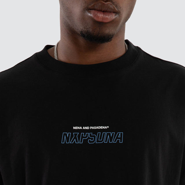 Charge Box Fit Scoop Tee Jet Black