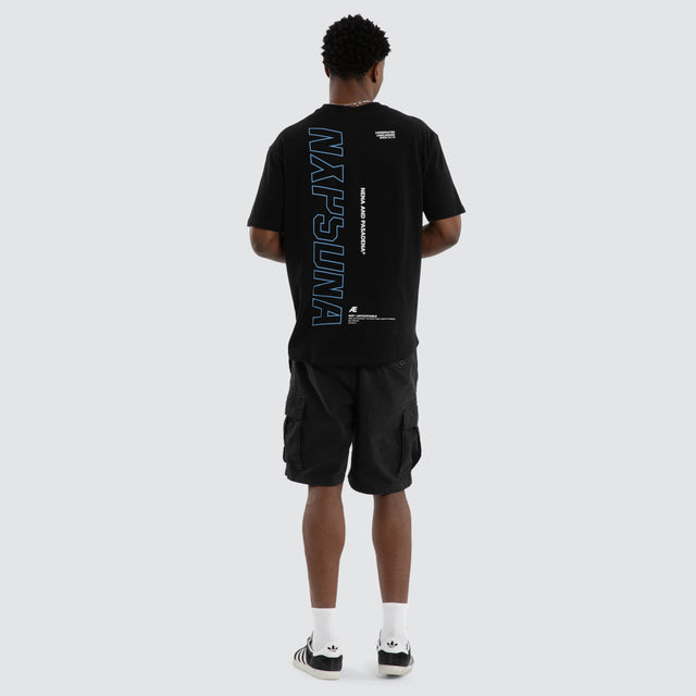 Charge Box Fit Scoop Tee Jet Black