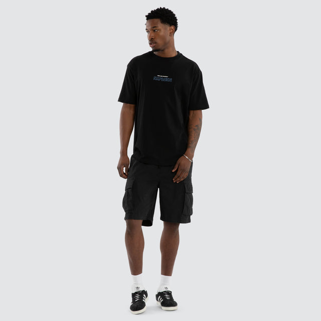 Charge Box Fit Scoop Tee Jet Black