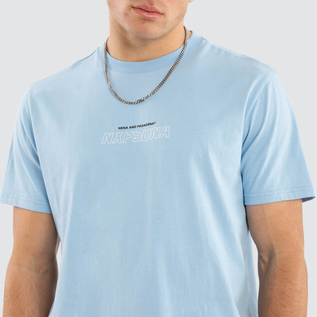 Charge Dual Curved Tee Blue Bell