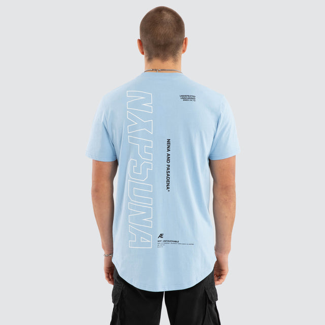 Charge Dual Curved Tee Blue Bell