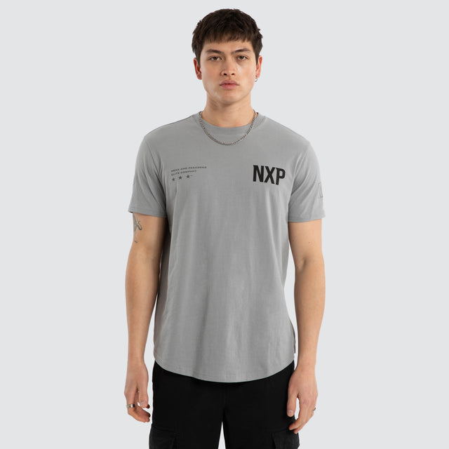 Harbour Dual Curved Tee Ultimate Grey