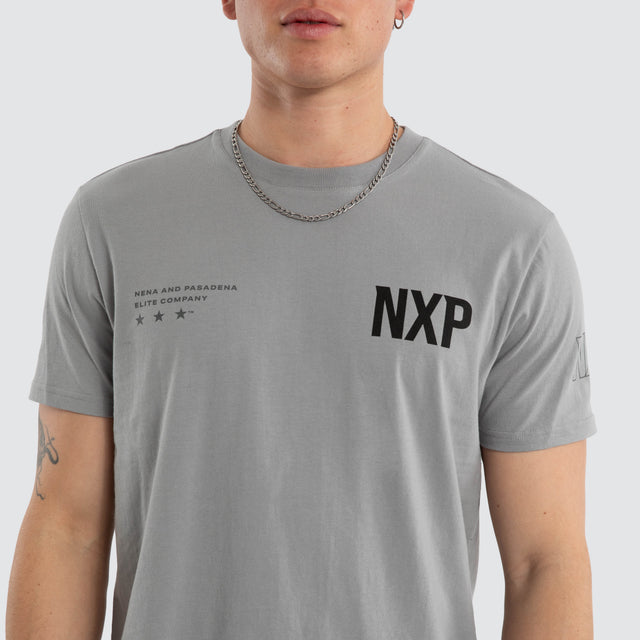 Harbour Dual Curved Tee Ultimate Grey