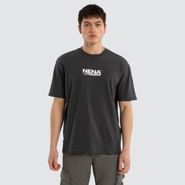 Demand Box Fit Tee Asphalt