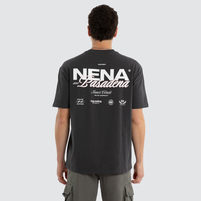 Demand Box Fit Tee Asphalt