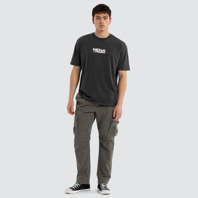 Demand Box Fit Tee Asphalt