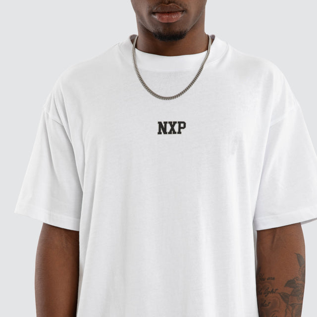 Foundation Raptor Tee Optical White