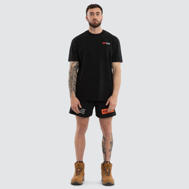 Hybrid Rugby Short Jet Black