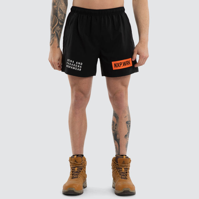 Hybrid Rugby Short Jet Black