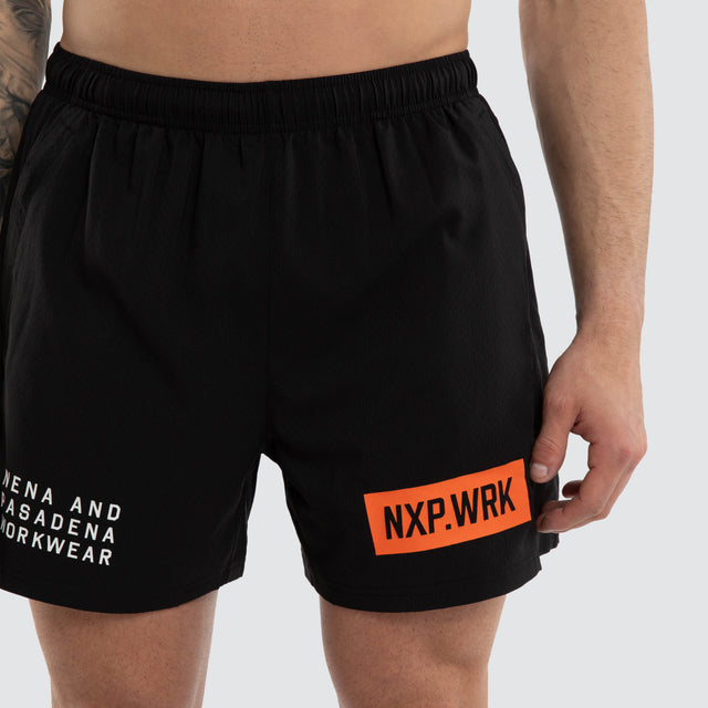 Hybrid Rugby Short Jet Black