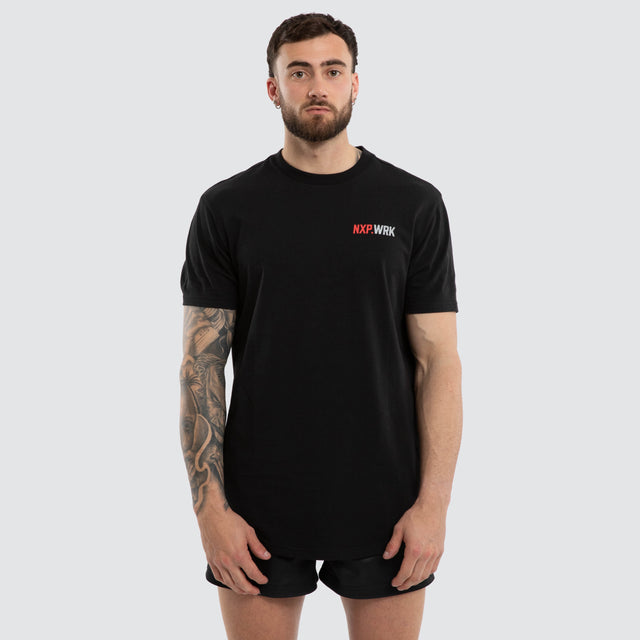 Blueprint Dual Curved T-Shirt Black/Red