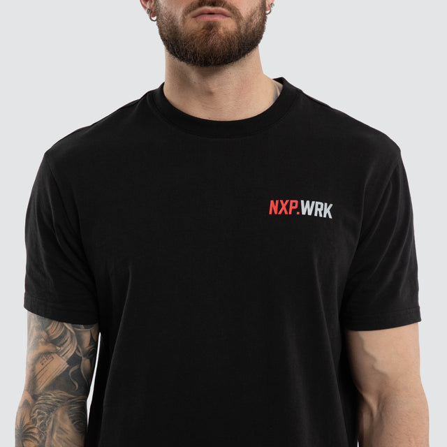 Blueprint Dual Curved T-Shirt Black/Red