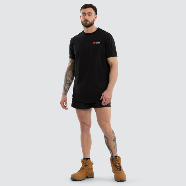 Blueprint Dual Curved T-Shirt Black/Red