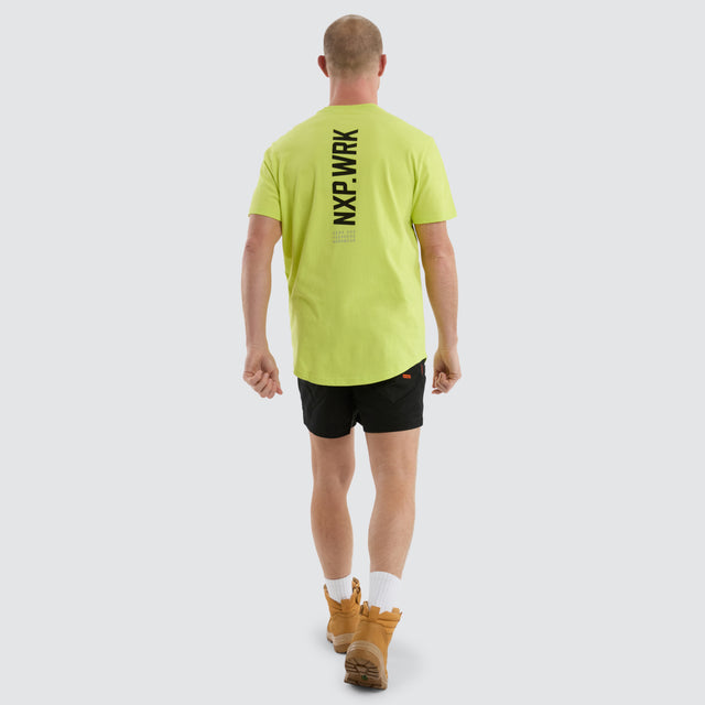 Blueprint Dual Curved T-Shirt Bright Yellow