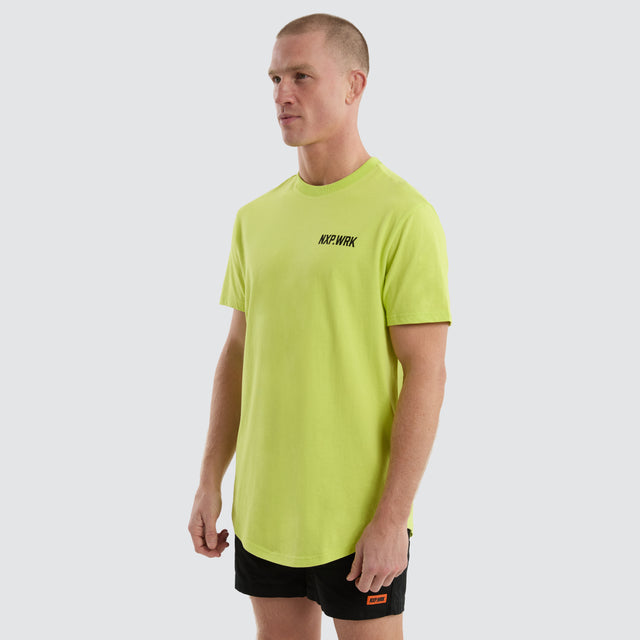 Blueprint Dual Curved T-Shirt Bright Yellow