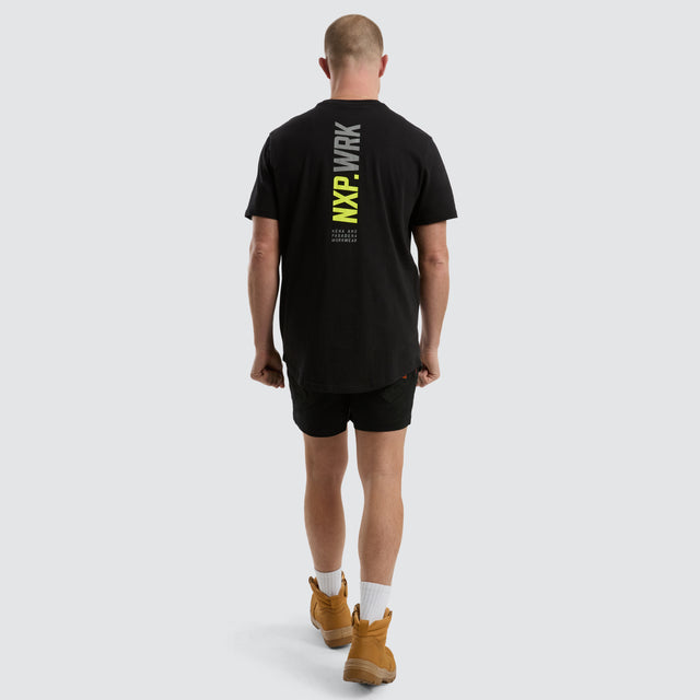 Blueprint Dual Curved T-Shirt Black/Yellow