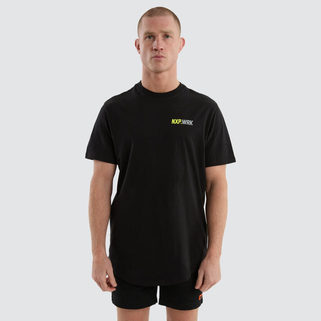 Blueprint Dual Curved T-Shirt Black/Yellow